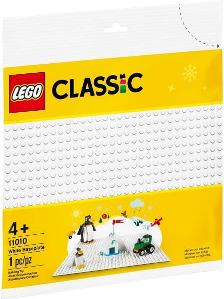 LEGO 11010 Vit basplatta Nytt.