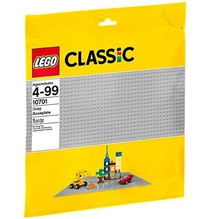 LEGO 10701 Grå basisplate Ny.