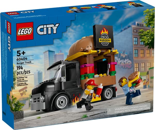 LEGO 60404 Hamburgerbil Nytt.
