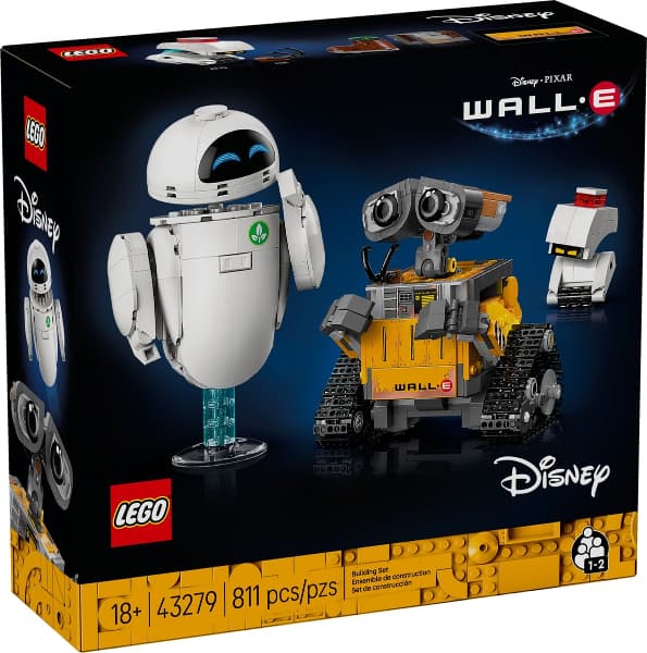 LEGO 43279 WALL-E og EVA Ny.