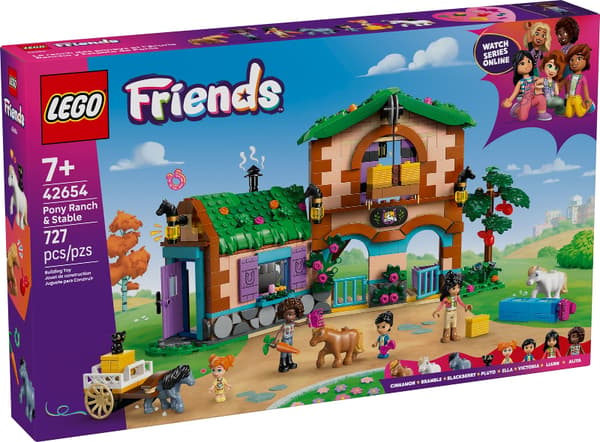 LEGO 42654 Ponniranch med stall Ny.