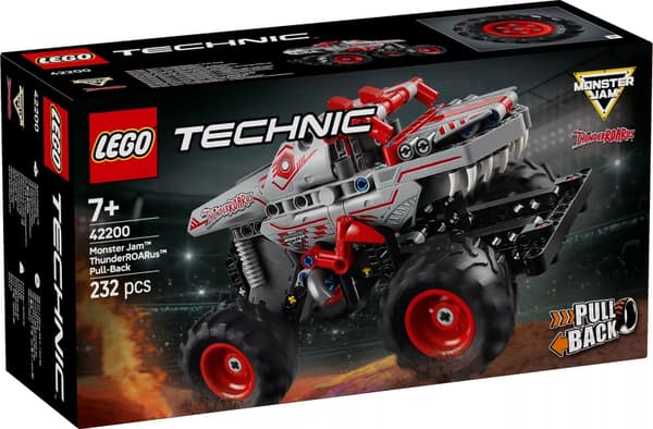 LEGO 42200 Monster Jam ThunderROARus med pullback-funksjon Ny.