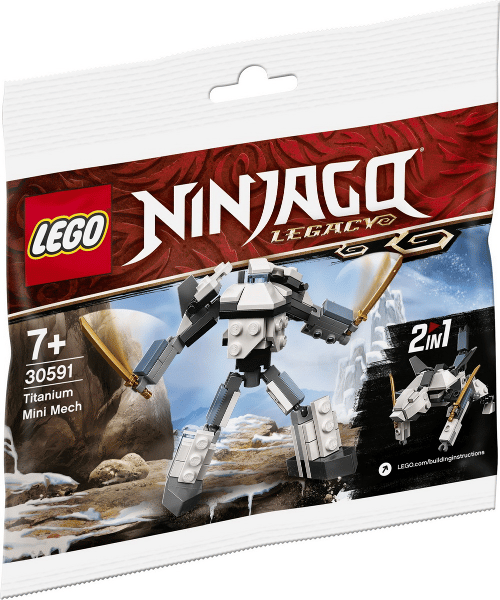 LEGO 30591 Titanium Mini Mech Uusi.