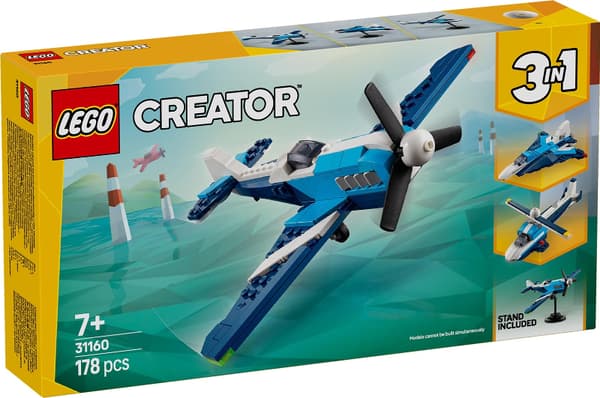 LEGO 31160 Flygplan: racerplan Nytt.