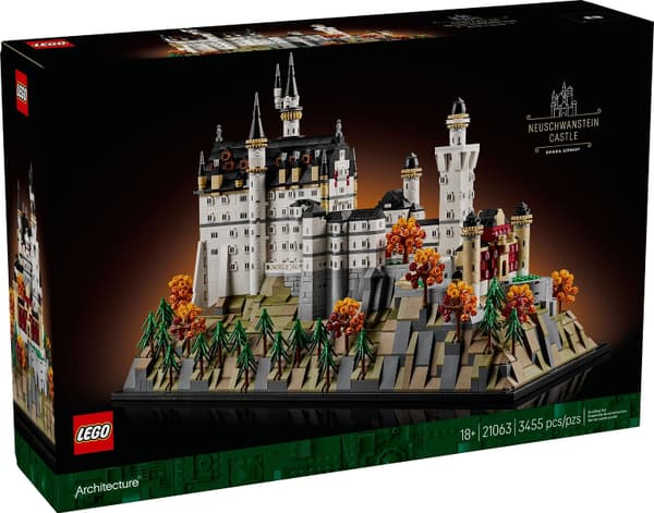 LEGO 21063 Neuschwanstein slott Ny.