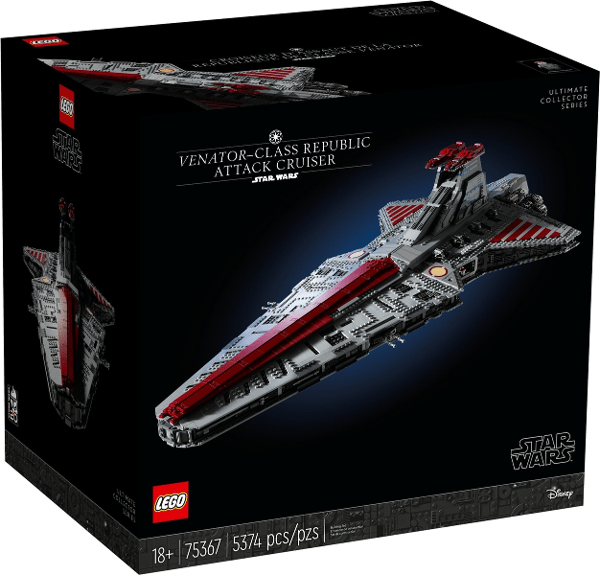 LEGO 75367 Venator-Class Republic Attack Cruiser Nytt.