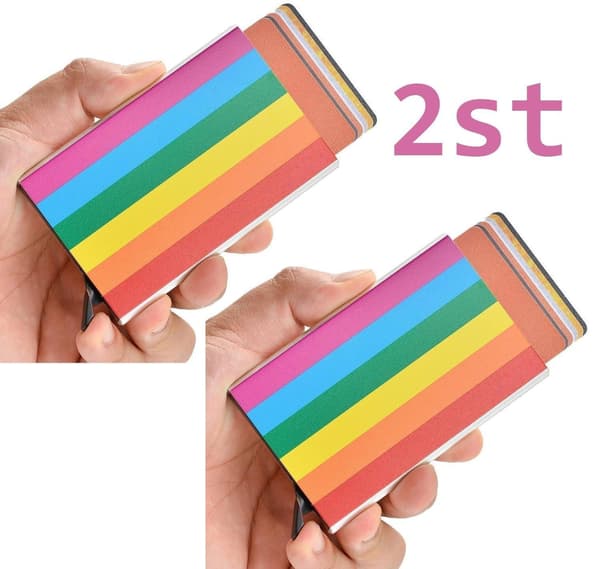 2ST Pride Kortholder, RAINBOW
