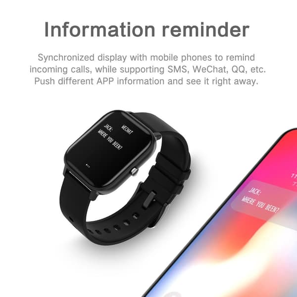 Smartwatch P8b - Søvn & Pulsmåling mm