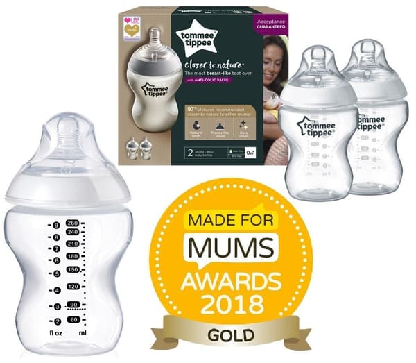 Tommee Tippee -  2 st x 260ml Nappflaskor Set