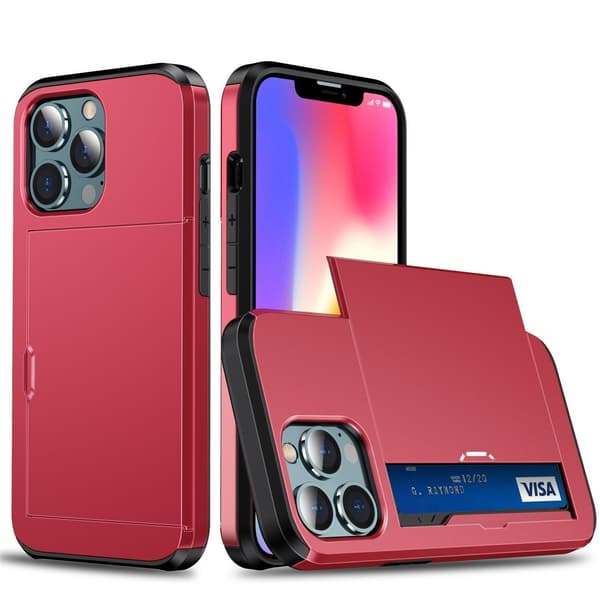 3-Pakke iPhone 13 .1 Lommeboketui og 2 Bakdeksler