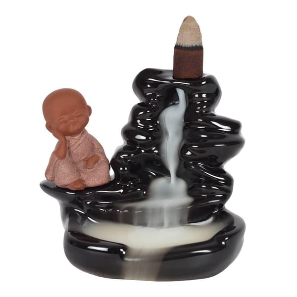 BUDDHA WATERFALL Røgelsesbrænder Til Backflow Kegler