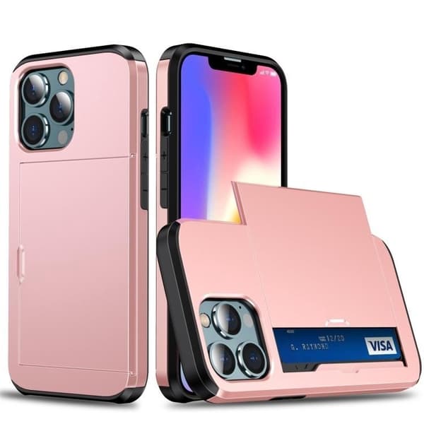 3-pak iPhone 13 Pro Max. 1 Pung etui og 2 Bagside covers