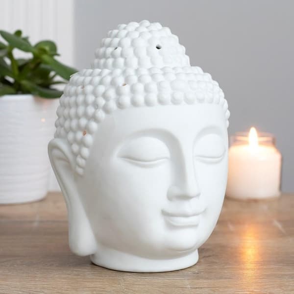 Stort Buddha hode oljebrenner