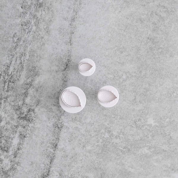 Löv, Blad, Rosenblad Utstickare 3st | Plunger