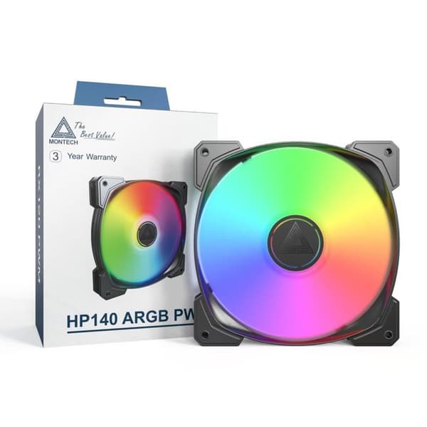 Montech HP140 ARGB PWM Musta