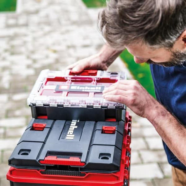 Einhell Plateau -sovitin E-Case (90 kg max., pinottava, lukittava, voidaan yhdistää Einhell E-Case -tuotteisiin)