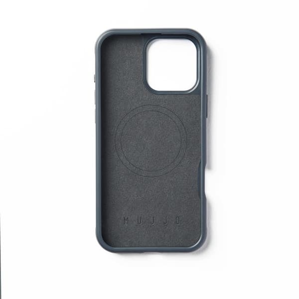 Mujjo Läderfodral Shield iPhone 16 Pro Max - Blå - MUJJO-CL-057-SB