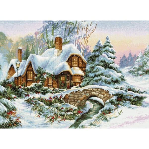 Luca-S Broderikit Vinterlandskap