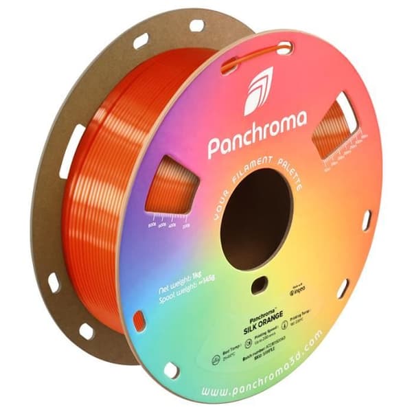 3D-printer filament - POLYMAKER - PolyTerra PLA - Silk Orange - Bioplast - Nem at printe