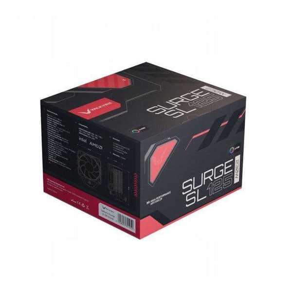 Køling - ventilation - vandkøling Valkyrie Processor Køler Surge SL125 Sort (VK-SUR125B)