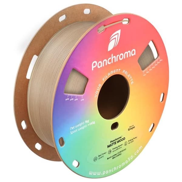 3D-printer filament - POLYMAKER - PolyTerra PLA - Gradient Matte Wood - Brun - Bioplast