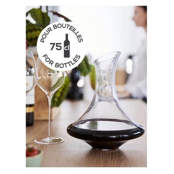 Karaf - Evolution - Glas - 75 cl - Transparent - Elegant Chic