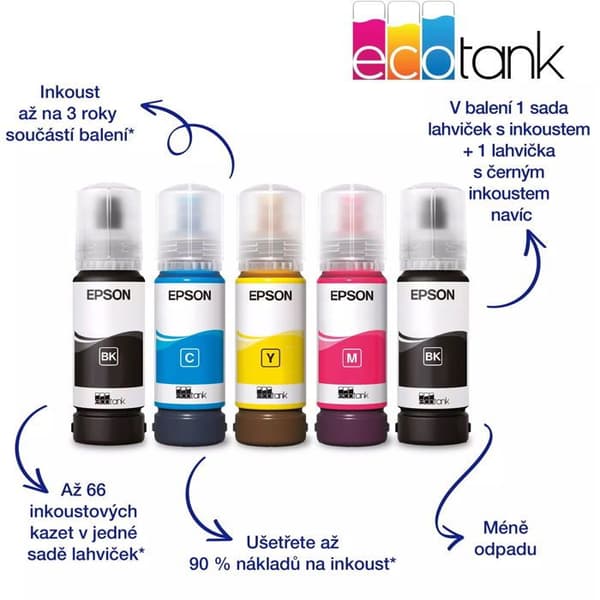 Multifunktionsprinter - Epson - EcoTank L3230 - Blæk - A4 - 10 ppm sort/hvid