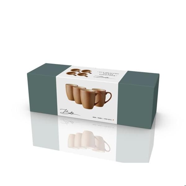 Mugg med handtag Bitz (x4)