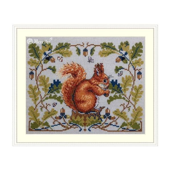 Kit point de croix compté Merejka "Orava" 21x16 cm