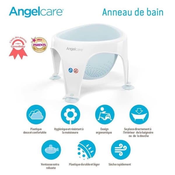 ANGELCARE Badekar ring grå