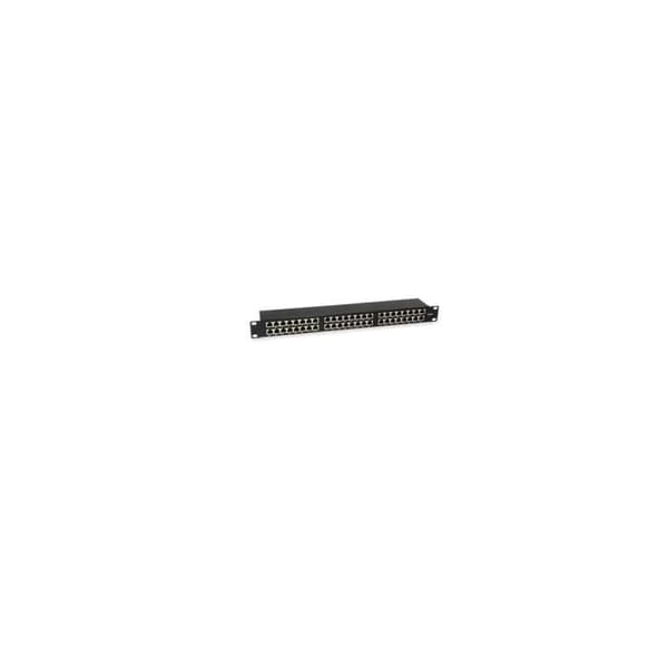 Patchpanel - UTRUSTNING - 48 portar - Cat.6 - Skärmad - 1HE
