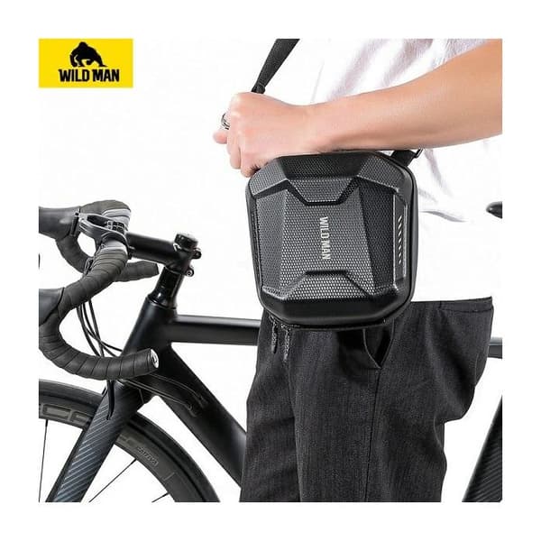 WILDMAN E18 sort cykelramme taske