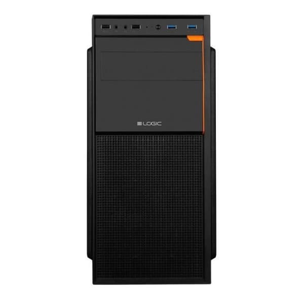 PC-chassi - Logic - J23 - Midi Tower - Vit - 2 st 3.5 - 4 st 2.5