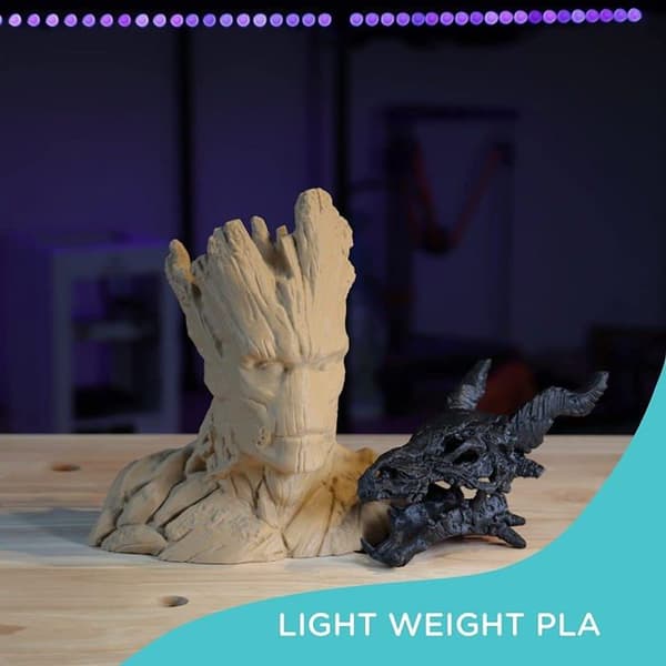 Filament 3D - POLYMAKER - PA08001 - PolyLite LW-PLA - 1,75 mm - 800 g - Sort