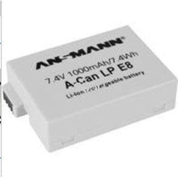 Ansmann Batteri LP-E8 til Canon 550D og 600D