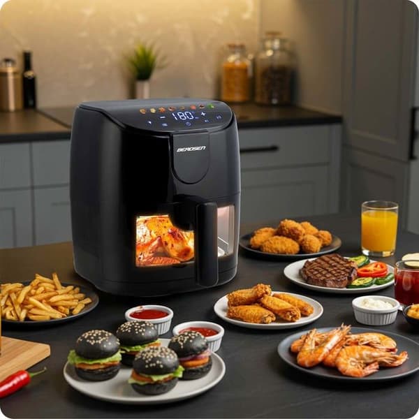 Luftfritös - BERDSEN - BD-658 - 4L - Pekskärm - 8 program