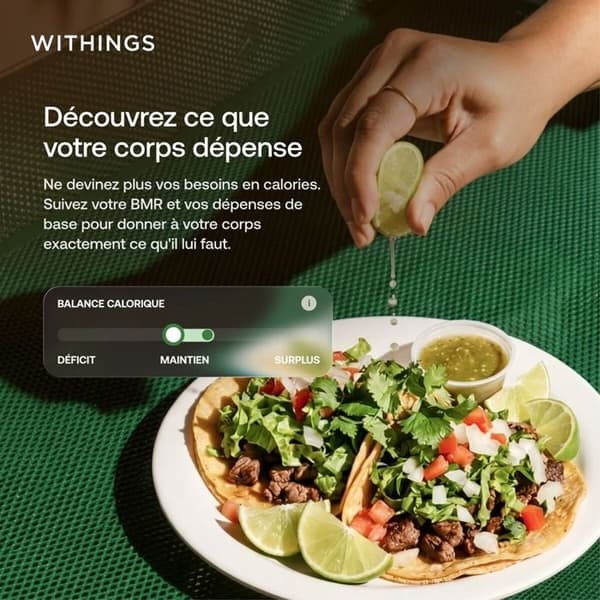 Vægtskala Withings BodyFit Sort