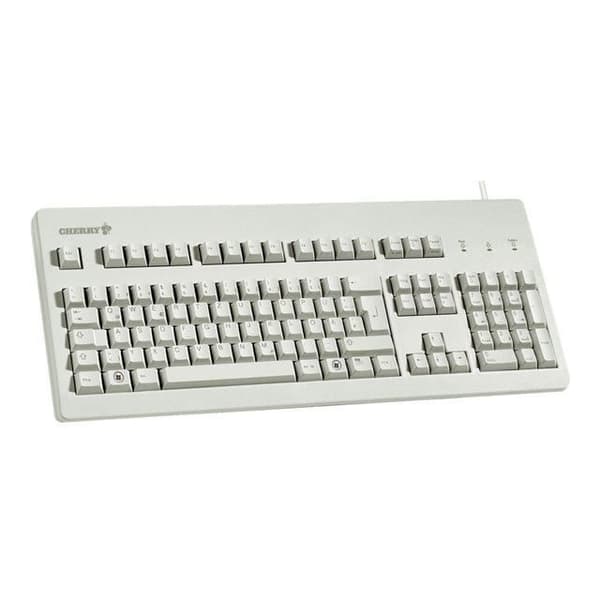 Clavier CHERRY STD G80-3000 USB PS/2 Grå - Cherry MX Teknologi - Tysk