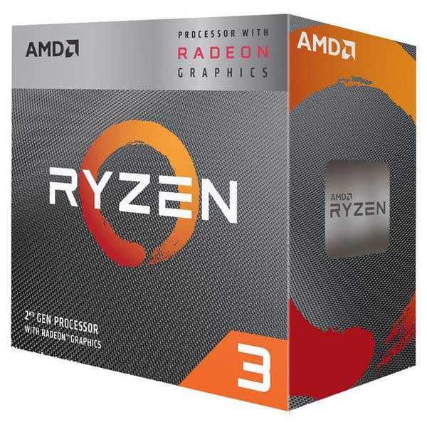 AMD Ryzen 3 3200G-processor - Klockfrekvens 3,6 GHz - Socket AM4
