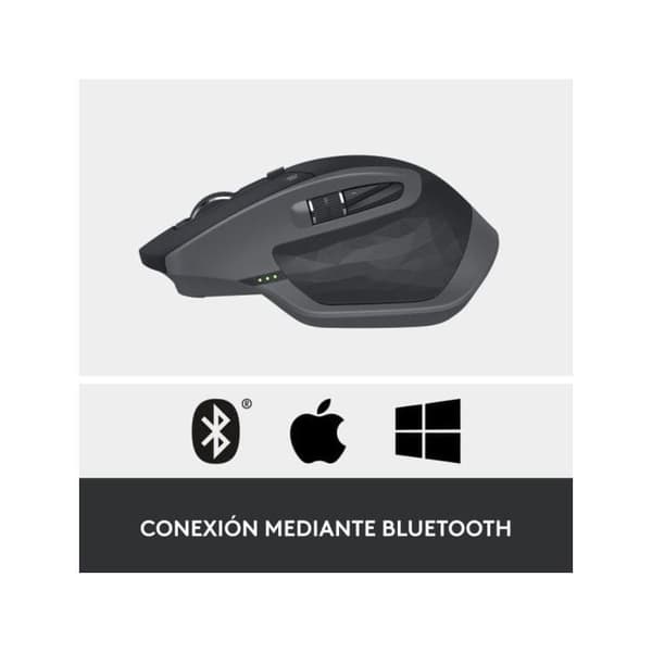 Logitech MX Master 2S langaton Bluetooth-hiiri antrasiitinharmaa