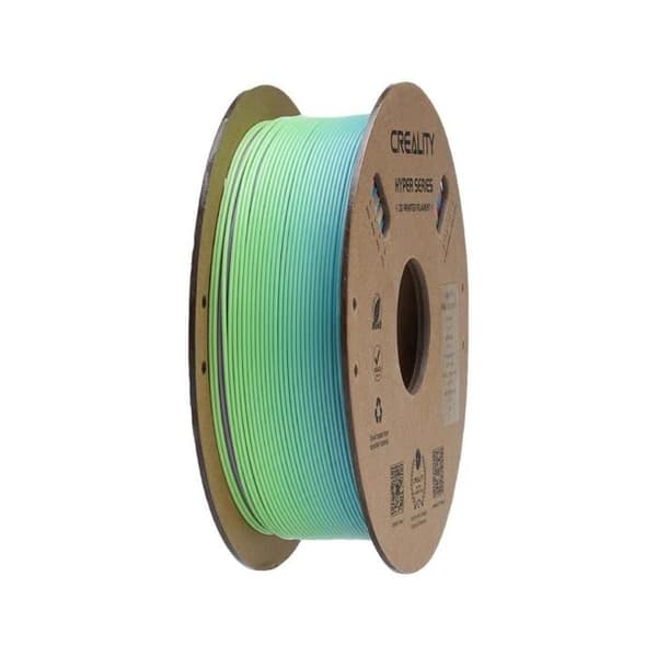 3D-printer filament - CREALITY - Hyper Rainbow PLA - 1,75 mm - 1 kg - Multifarvet gradient