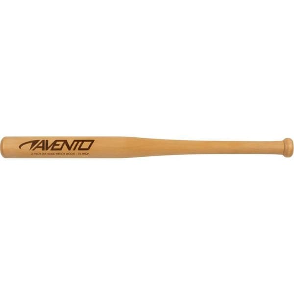 Avento baseballbat i træ - brun - 63 cm