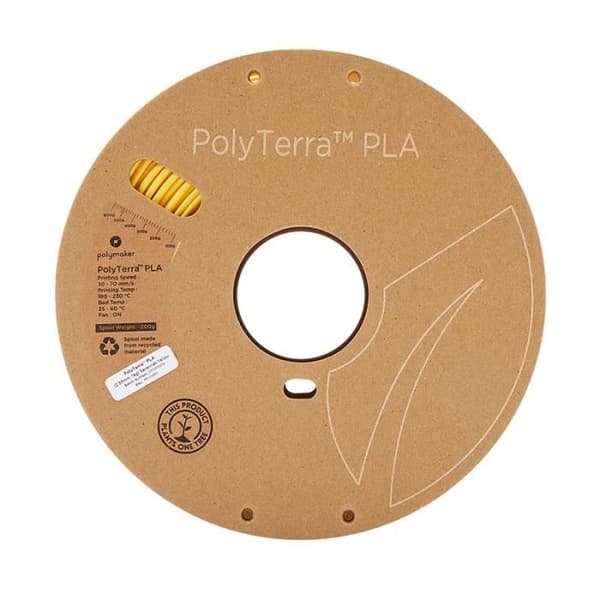POLYMAKER - PLA filament til 3D-printer - PolyTerra - 1.75mm - 1Kg - Savannegul