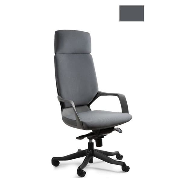 Kontorstol Apollo BL417 grå skifer/sort