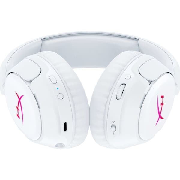 HyperX Cloud Flight 2 trådløse gamer headset til PC & konsoller hvid