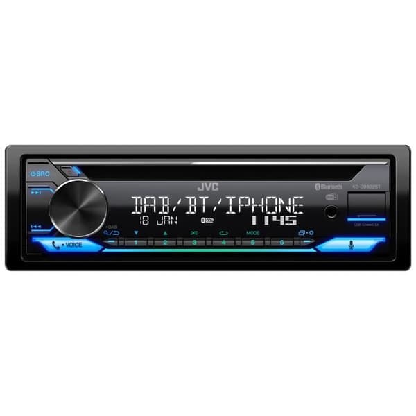 Autoradio JVC - KD-DB922BT - CD - USB - iPod - Bluetooth - DAB+