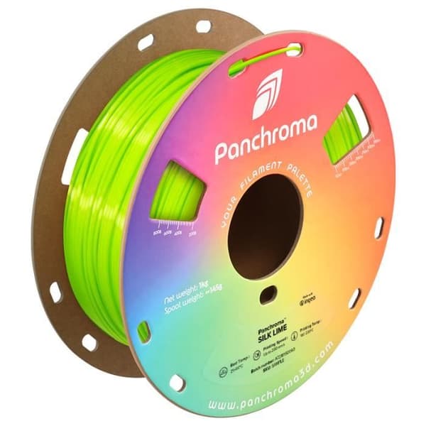 3D-printer filament - POLYMAKER - PolyTerra PLA - Silk Lime - Bæredygtig bioplast - Nem at printe