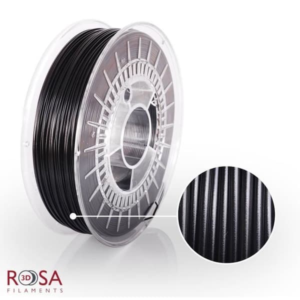 Rosa3D Filament PETG 1,75MM 0,8kg til 3D-printer Sort