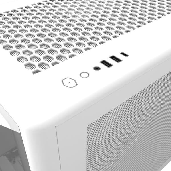 COOLER MASTER - Elite 600 Vit ARGB (4-fläktarsversion) - PC-chassi - Medeltorn ATX