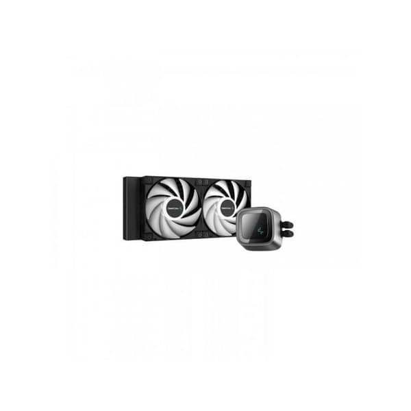 Kit til vandkøling 240 mm sort alt-i-én til processor med ARGB-belysning - DEEPCOOL LS520 (sort)